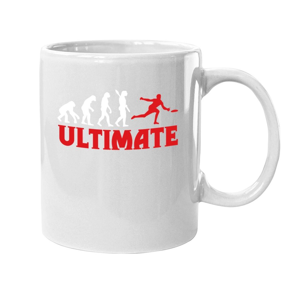Great Ultimate Frisbee Evolution Gift Coffee Mug