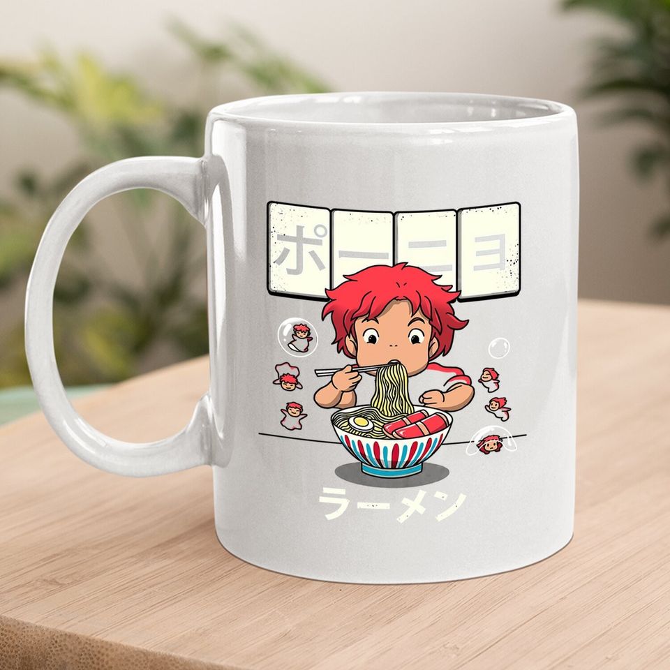Ponyo Goldfish Racoffee Mug