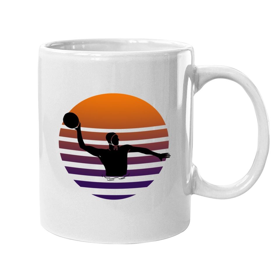 Great Water Polo Sport Motif Gift Water Ball Player Coffee Mug