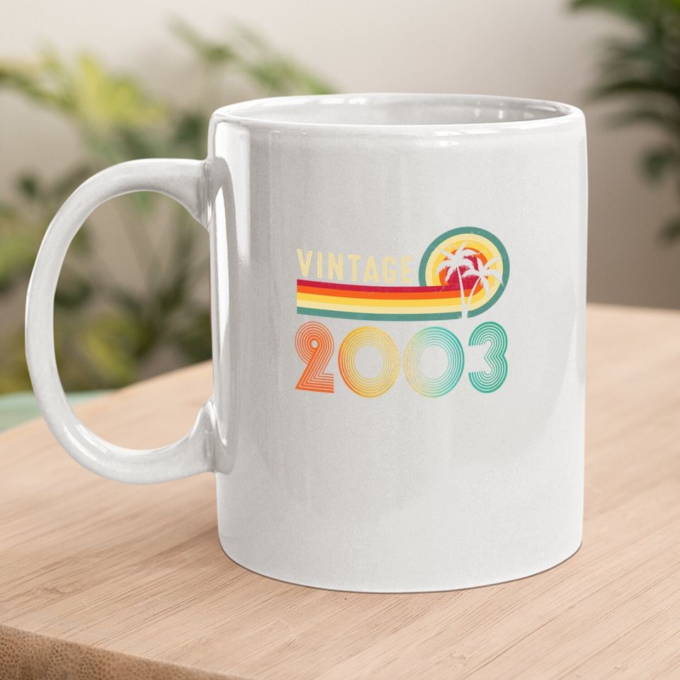 Vintage 2003 18th Birthday Coffee Mug