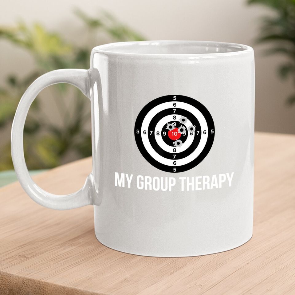Gun Group Therapy Shooting Range Coffee Mug