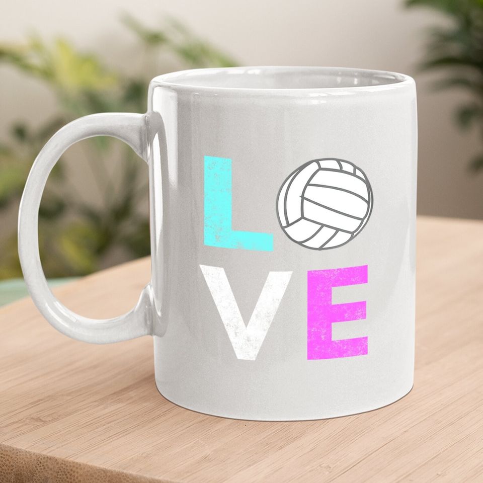 Love Volleyball Best Coffee Mug