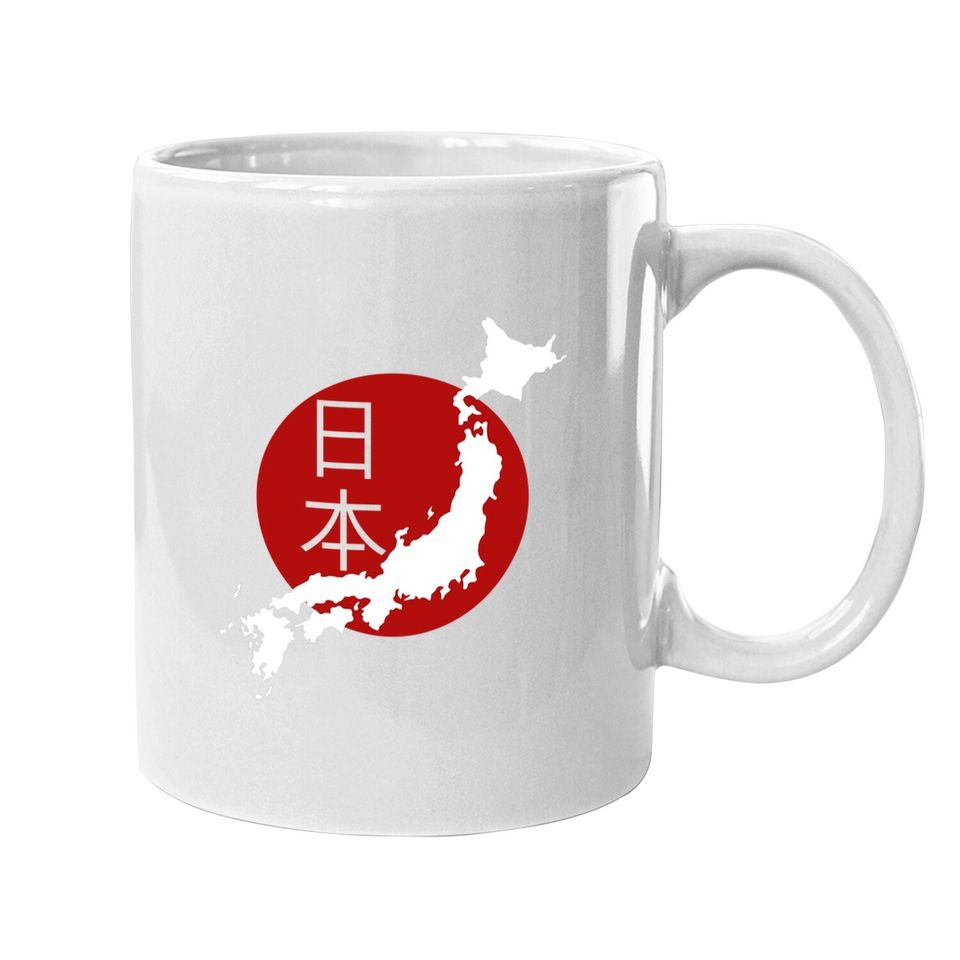 Japan Map Coffee Mug