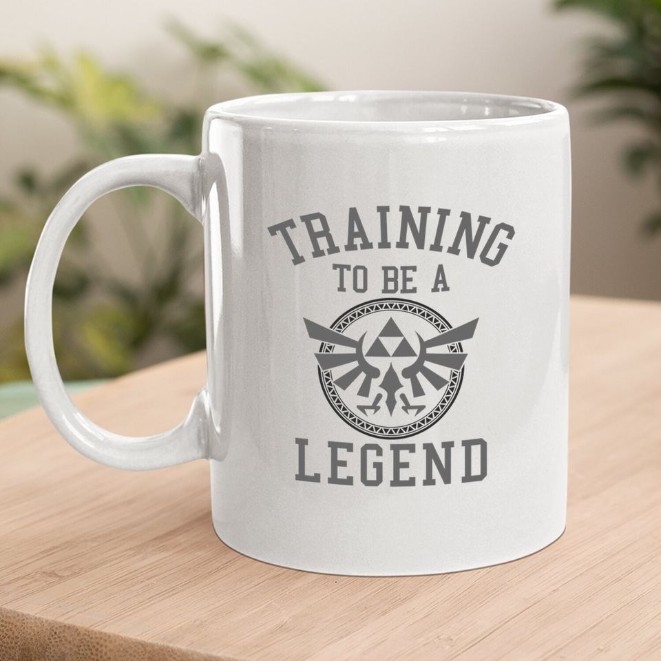 Nintendo Zelda Training To Be A Legend Badge Graphic Coffee Mug