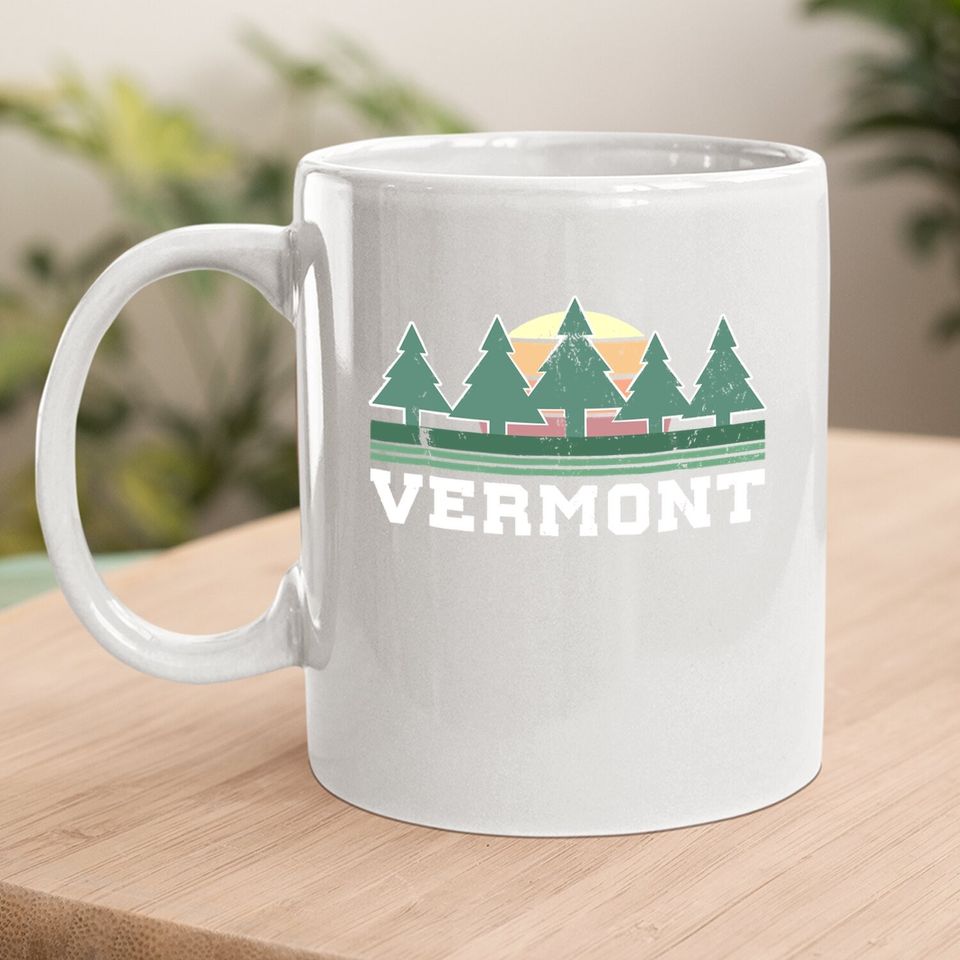 Vermont Coffee Mug Retro Vintage Coffee Mug