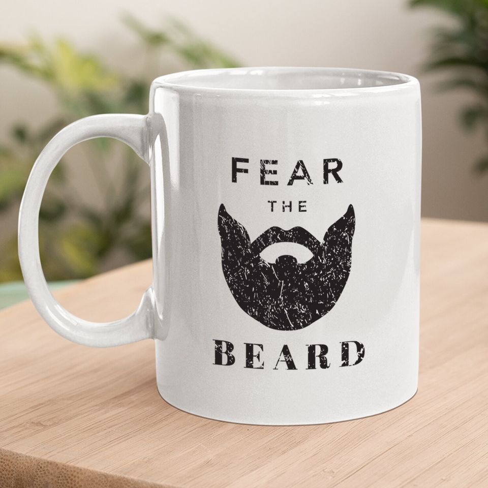 Fear The Beard Vintage Design Coffee Mug