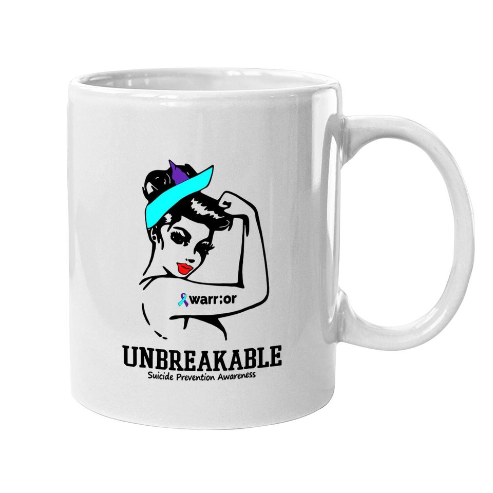 Warrior Unbreakable Suicide Prevention Awareness Coffee Mug