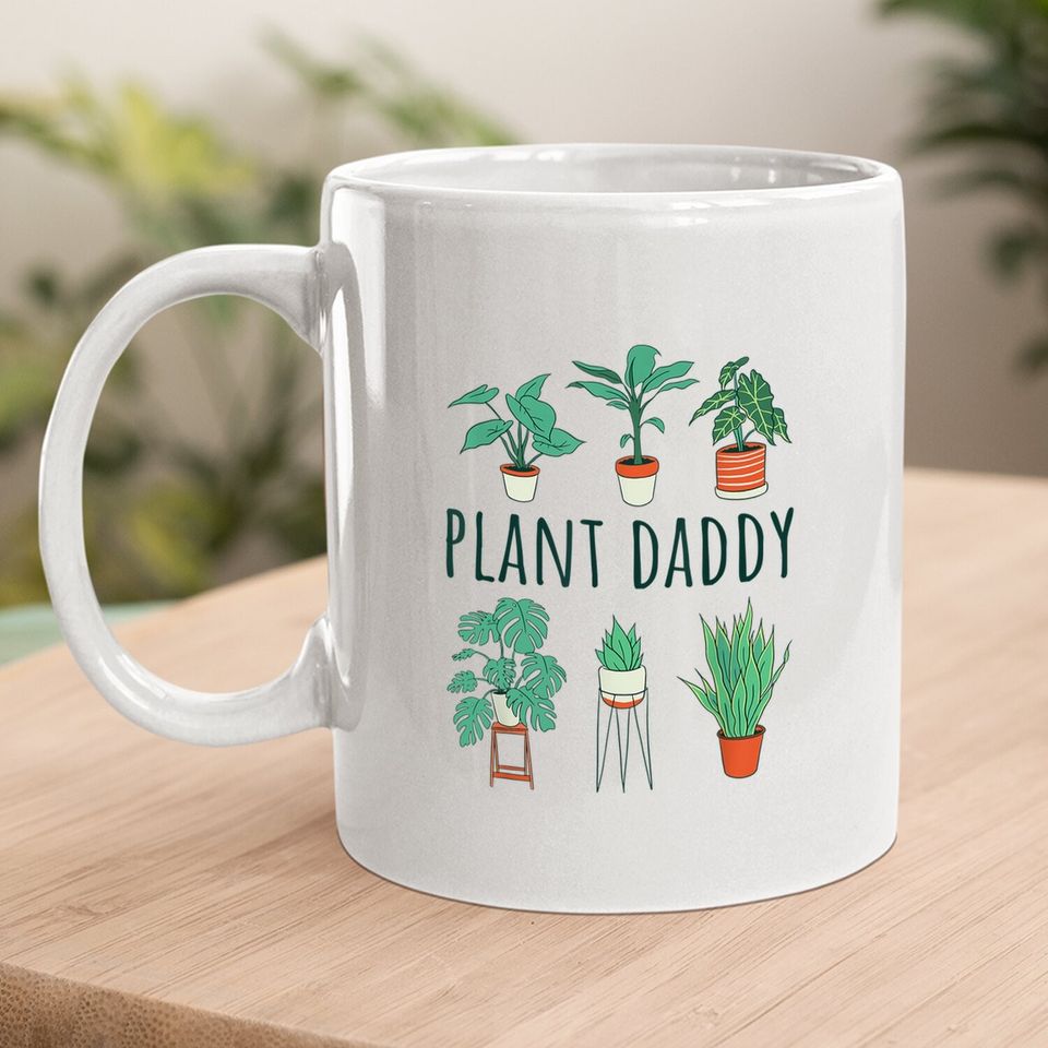 Plant Daddy Nature Botanical Gardener Plant Dad Gardening Coffee Mug