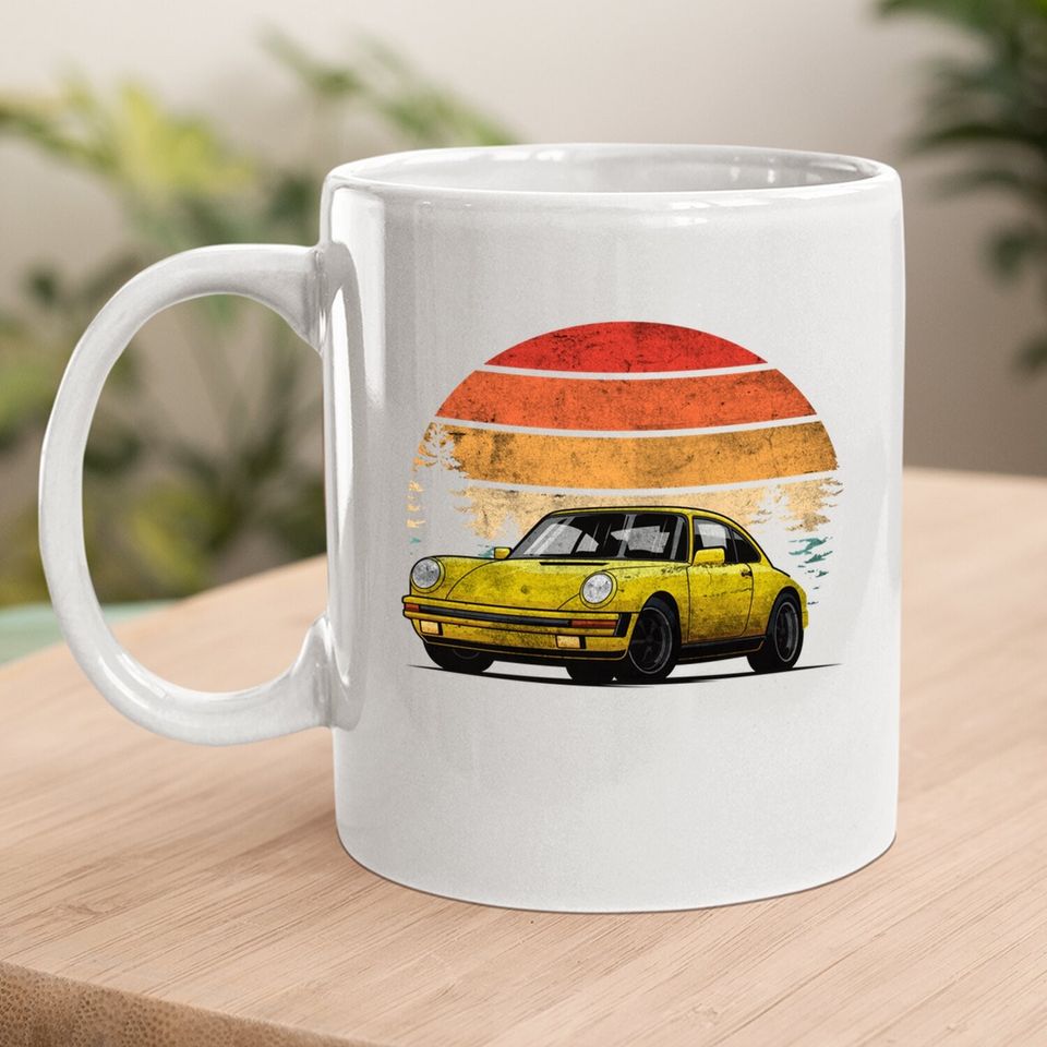Retro Sun W Tuning & Gaming Oldtimer Car Enthusiast Sunset Coffee Mug