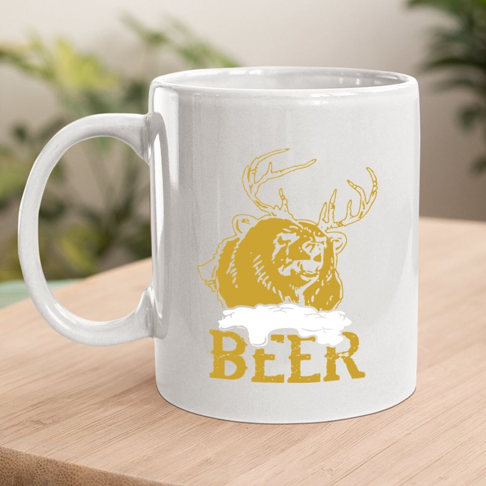 Beer Deer Bear Coffee Mug
