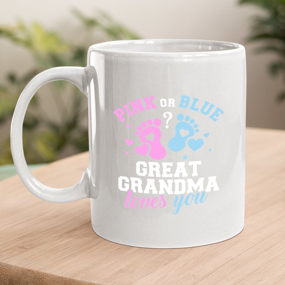 Gender Reveal Great Grandma Coffee Mug