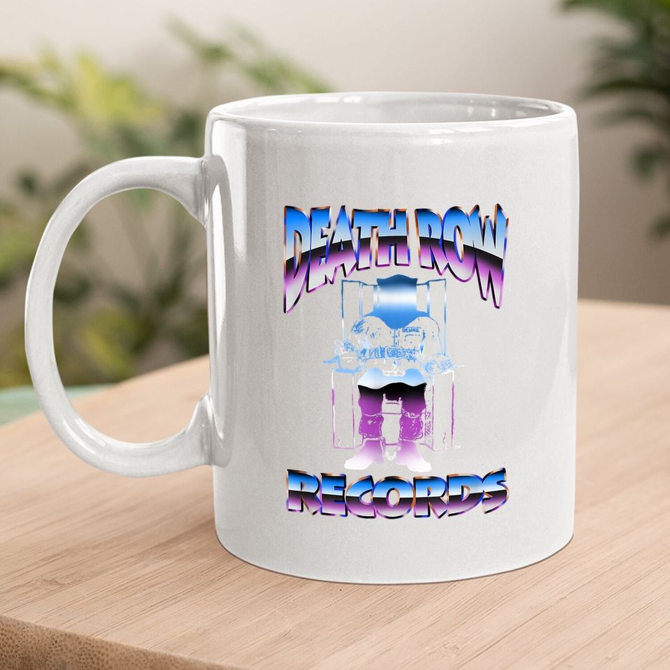 The Row Records Chrome Logo Coffee Mug