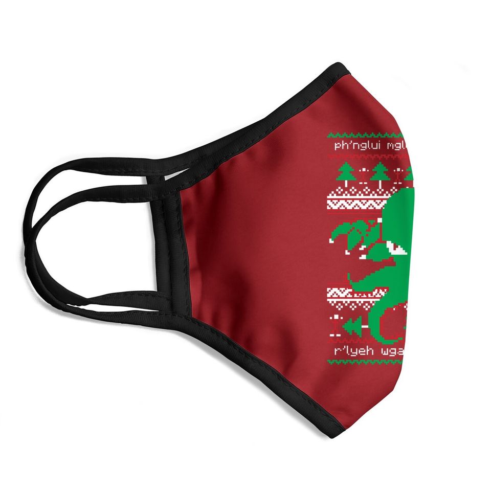 Cthulhu Christmas Ugly Face Masks