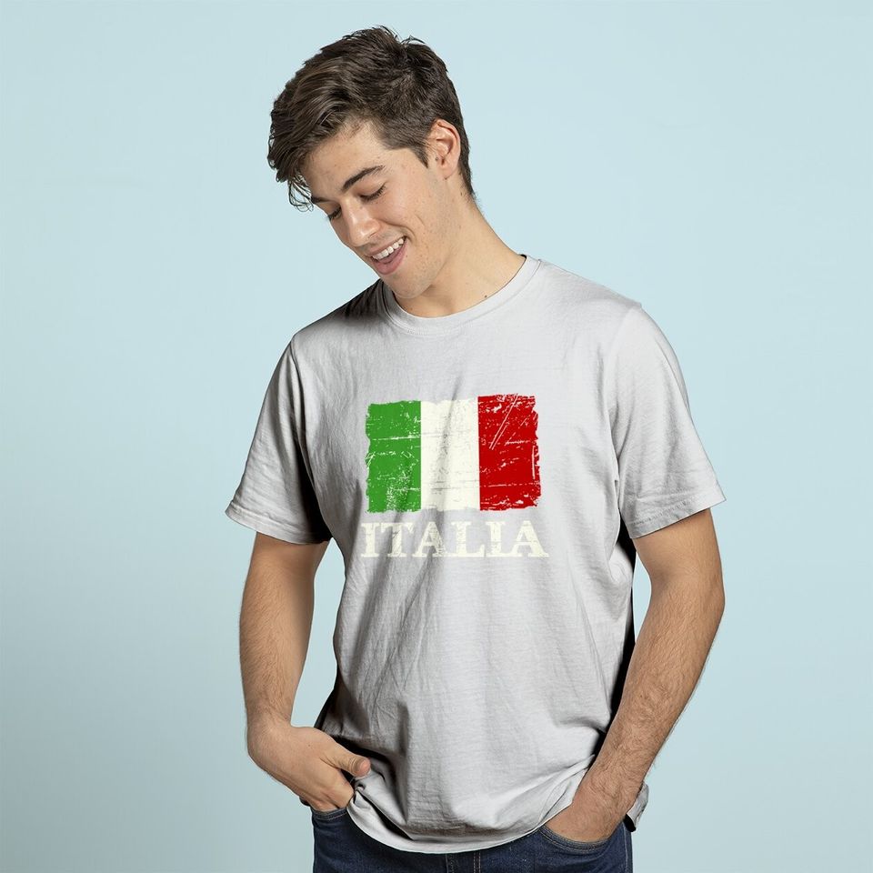 Italian Vintage Flag T Shirt