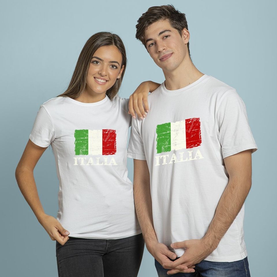 Italian Vintage Flag T Shirt