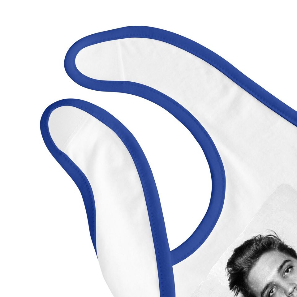 Elvis Presley Army Mug Shot Rock 'n' Roll Baby Bib