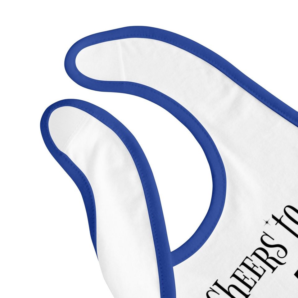 Cheers To 25 Years - 25th Wedding Anniversary Baby Bib