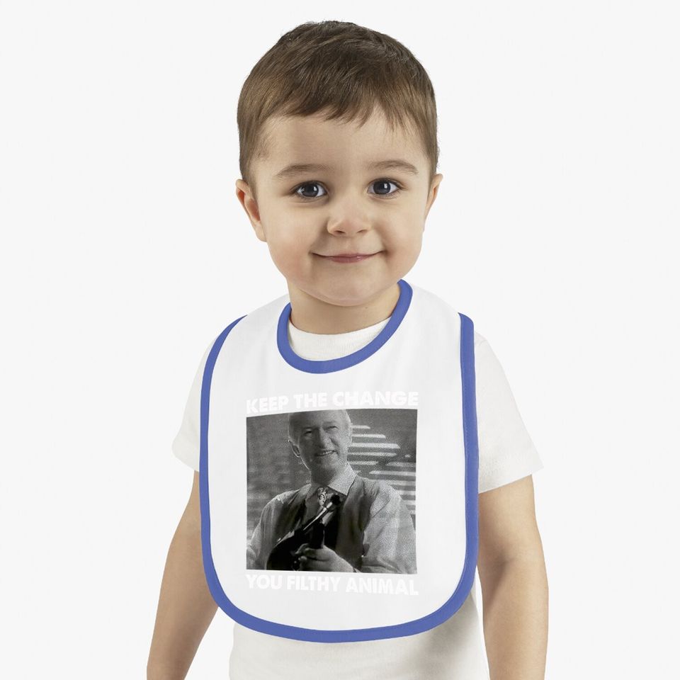 Home Alone Keep The Change You Filthy Animal Baby Bib