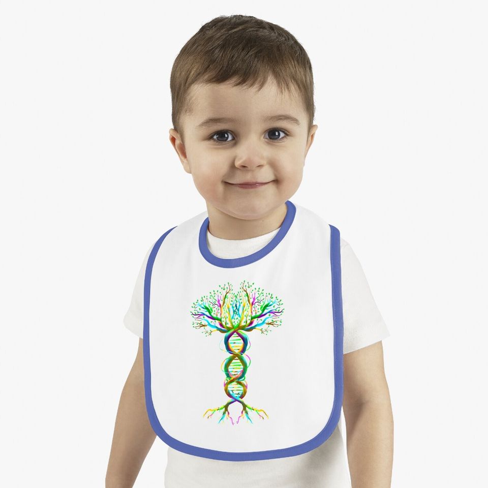 Cool Dna Tree | Funny Plant Genealogy Student Lover Gift Baby Bib