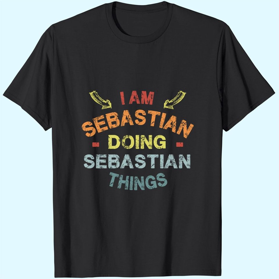 I'm Sebastian Doing Sebastian Things Christmas Gi T-Shirt