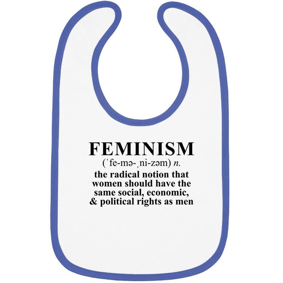 Feminism Definition Baby Bib Feminist Bib Baby Bib