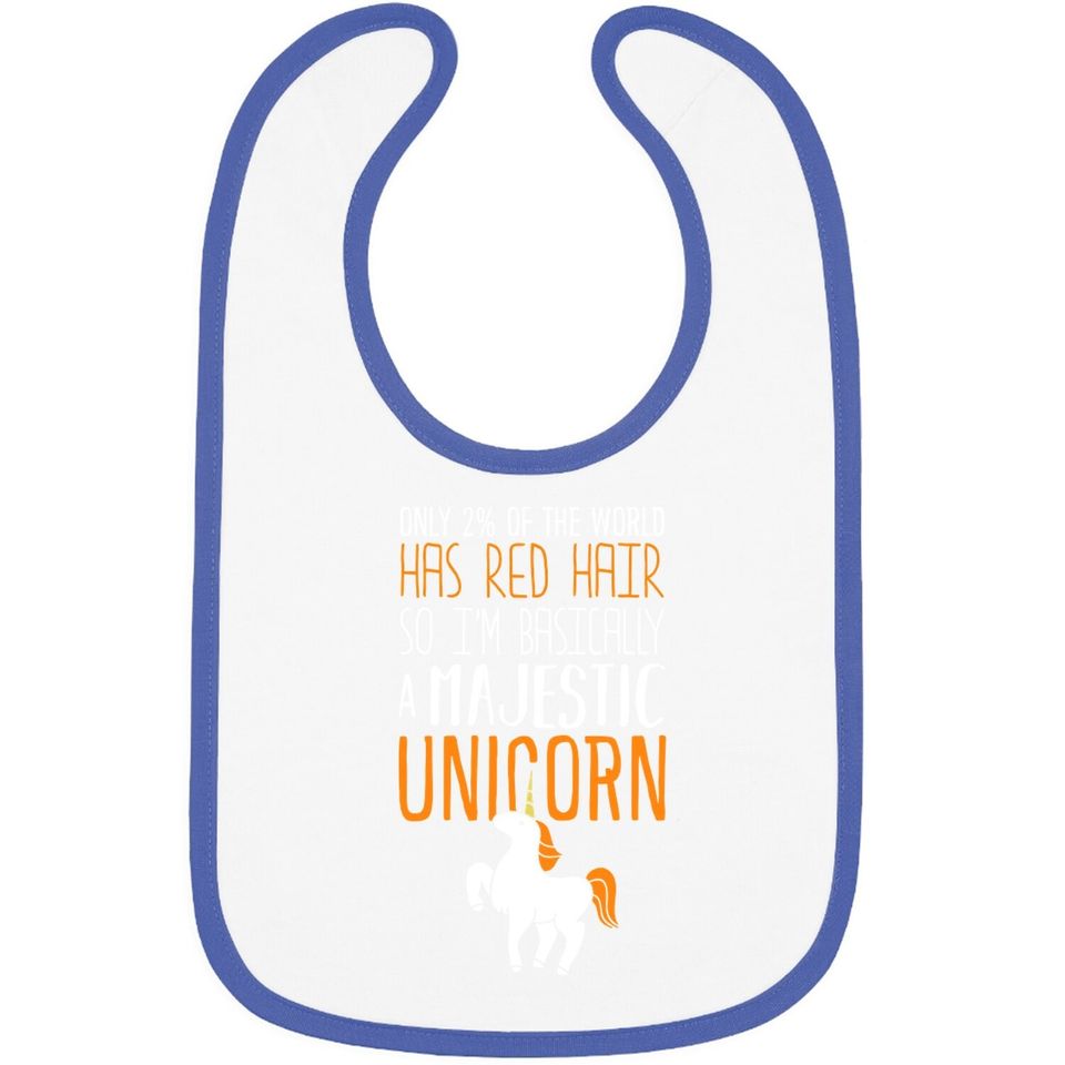 Only 2% Of The World Has Red Hair - Redhead Ginger Baby Bib
