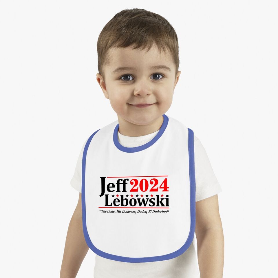 Donkey Bib Jeff Lebowski 2024 Election Baby Bib