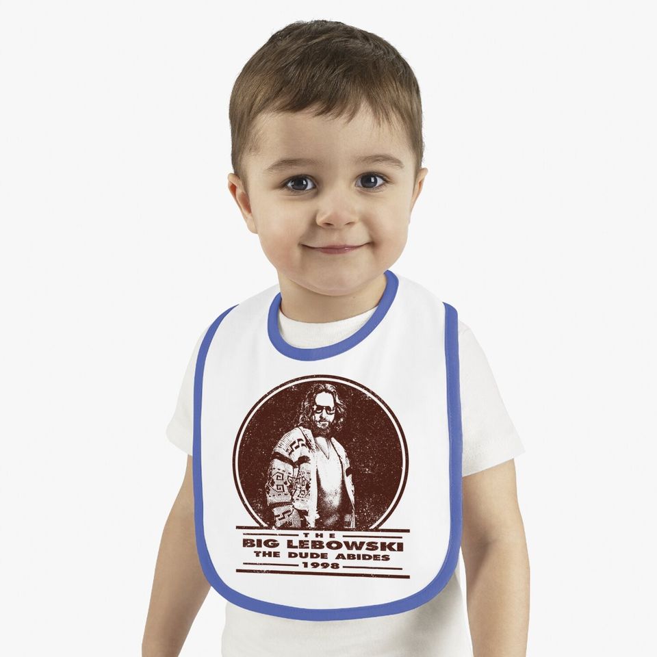 The Big Lebowski Distressed Dude Abides Stamp Graphic Tee