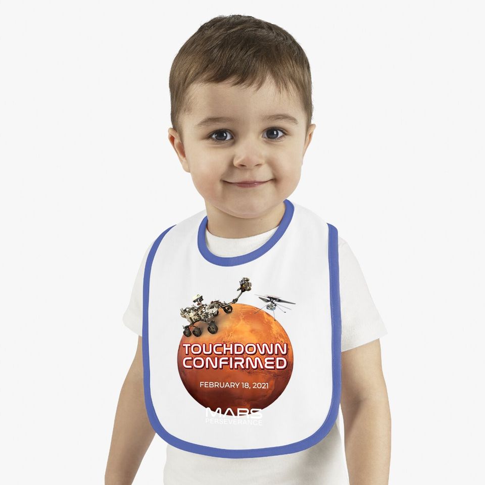 Mars Perseverance Rover Nasa Mars Landing Baby Bib