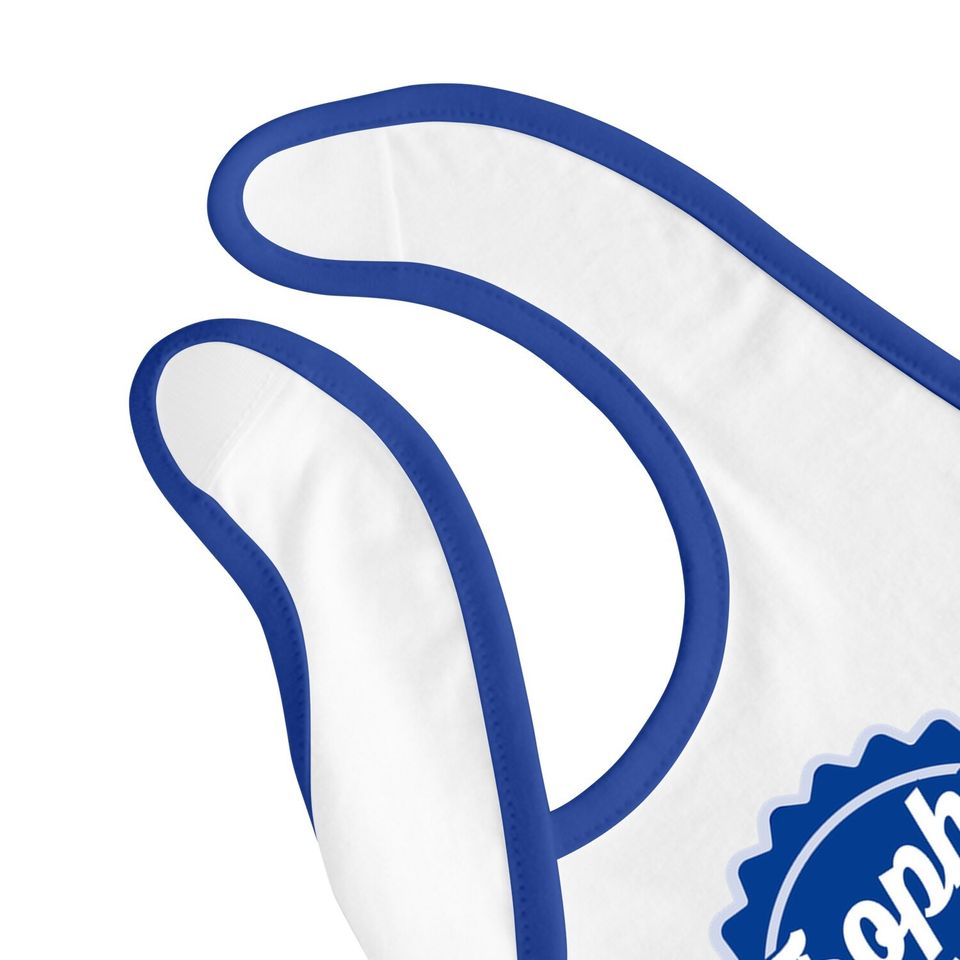 Trophy Husband Retro Ribbon Style Baby Bib