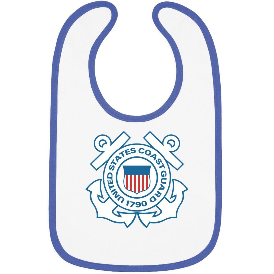 U.s. Coast Guard Veteran Quick-drying Baby Bib