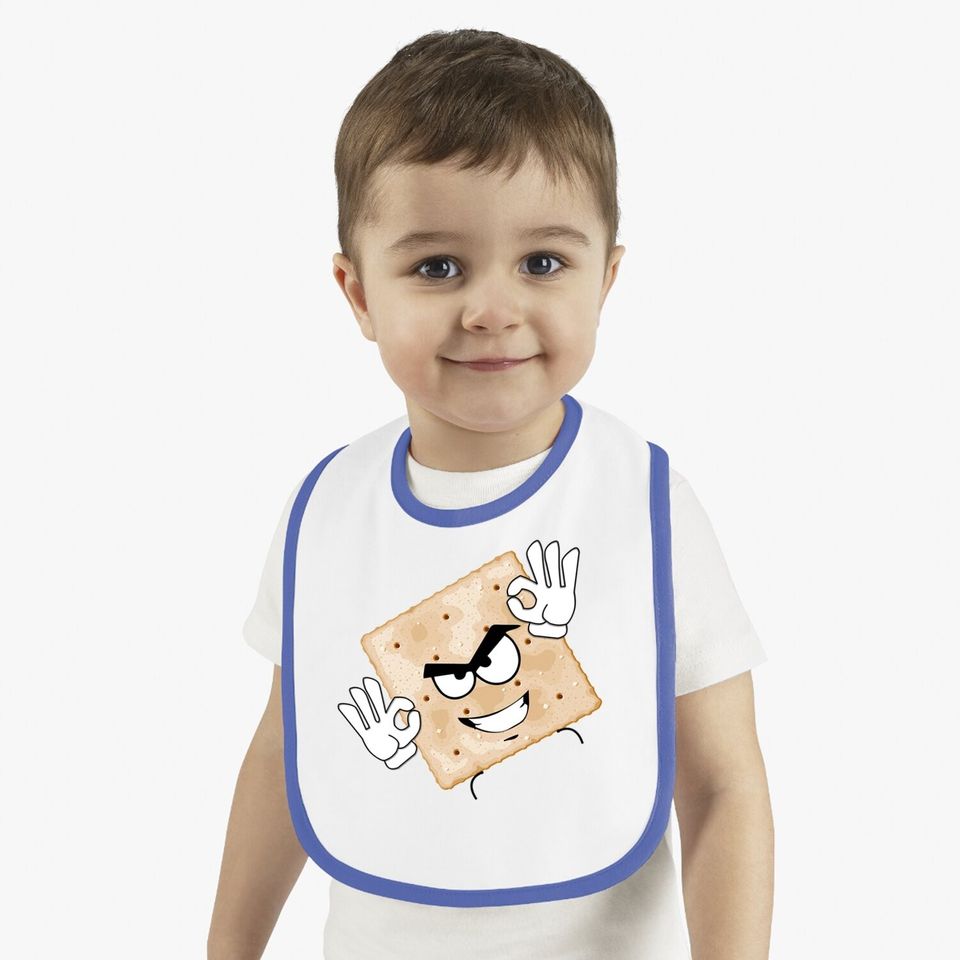 Salty Cracker Baby Bib