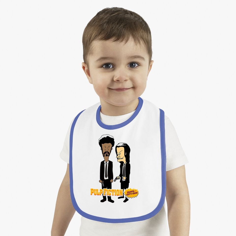 Pulp Fiction Beavis And Butthead Baby Bib