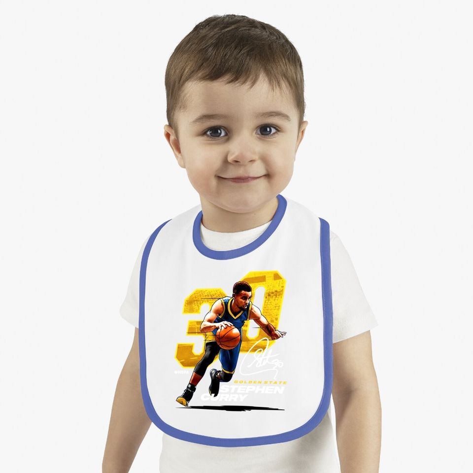 500 Level Steph Curry Golden State Basketball Baby Bib