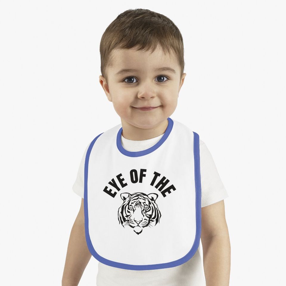 Eye Of The Tiger Inspirational Quote Workout Fitness Baby Bib