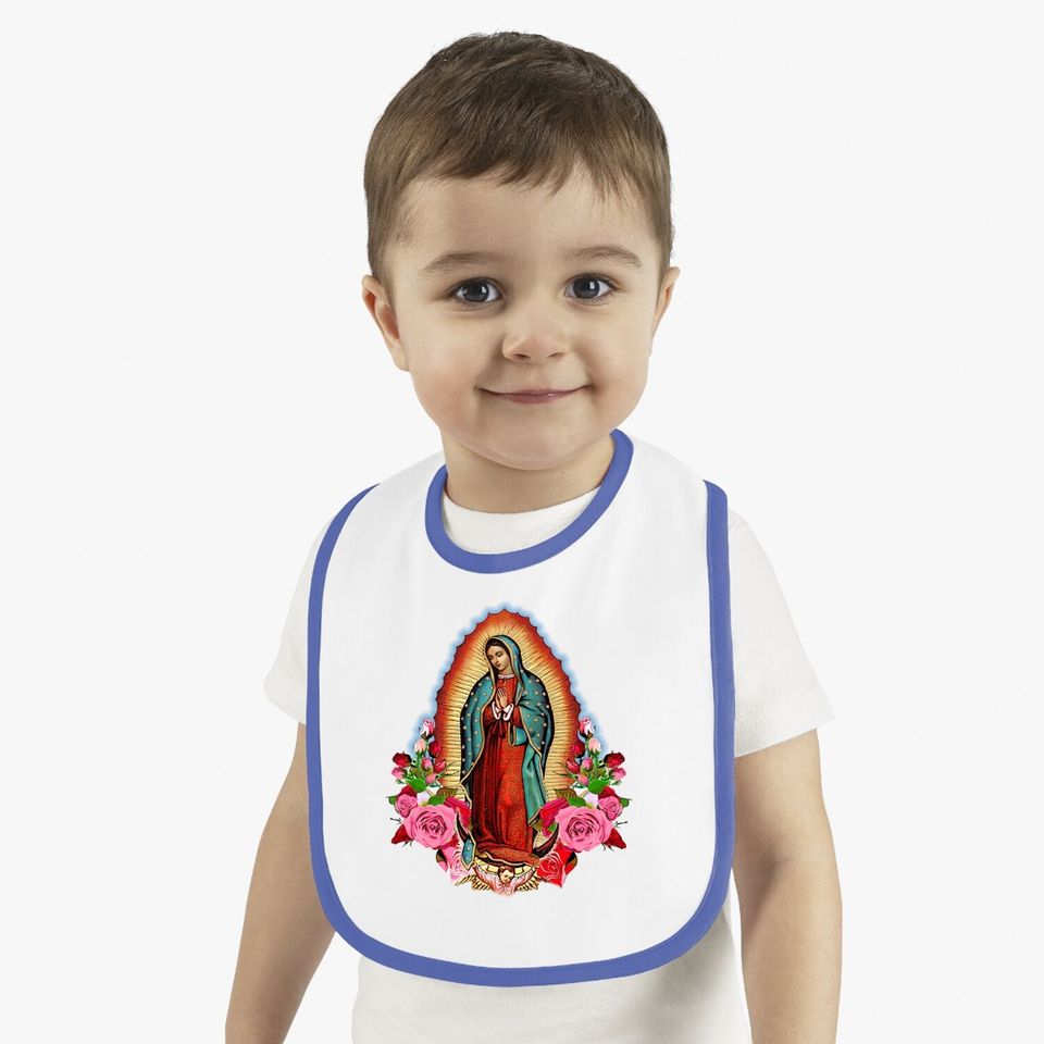 Our Lady Of Guadalupe Saint Virgin Mary Baby Bib
