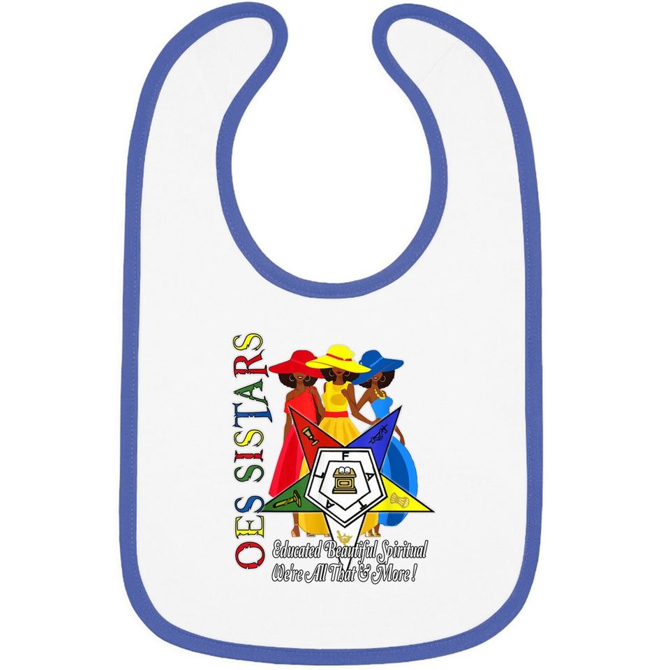 Order Of The Eastern Star Oes Fatal Diva Sistar Of Color Baby Bib