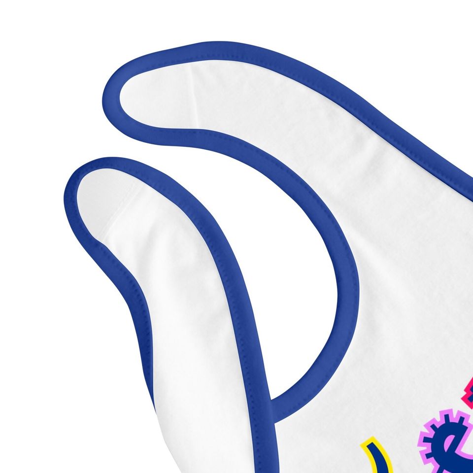 Key West Florida Tropical Type Design Baby Bib