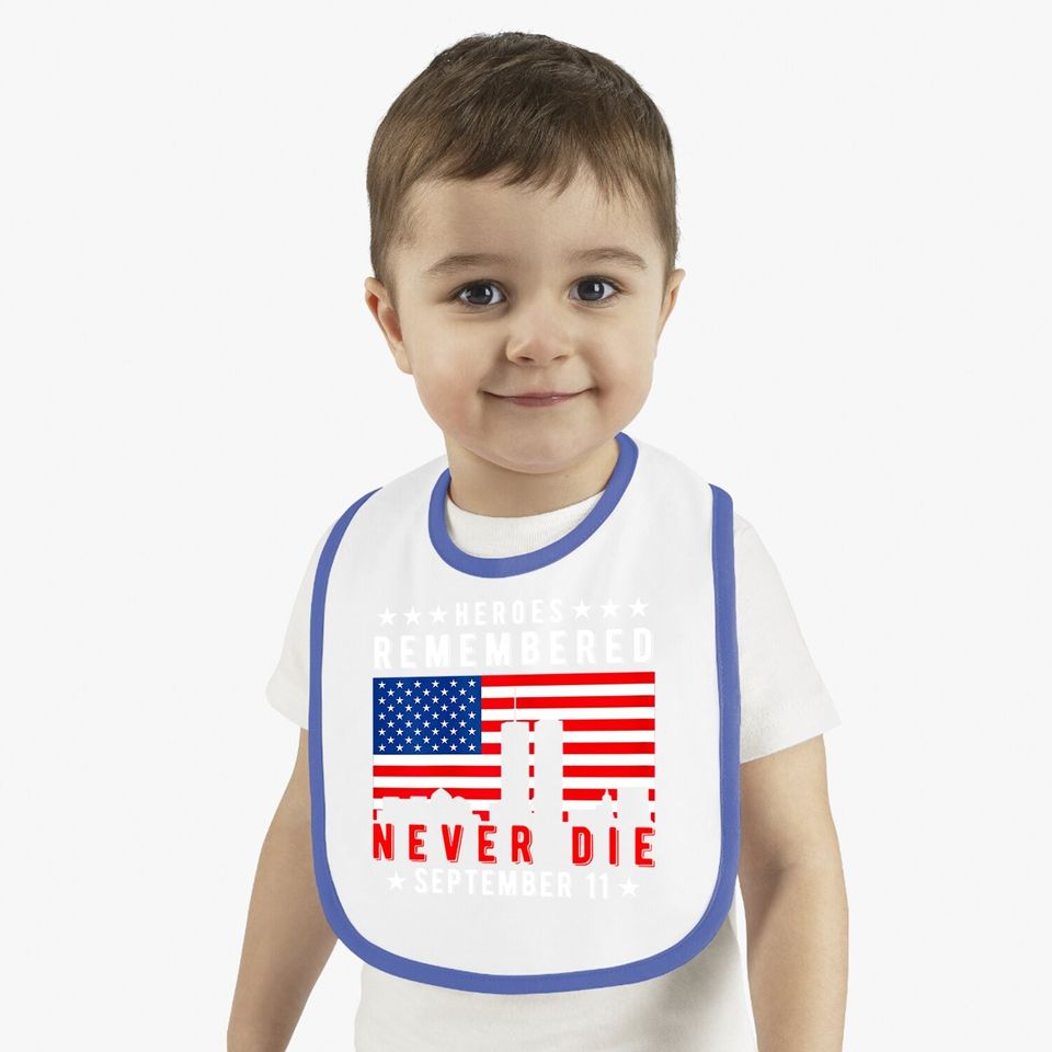 Patriot Day Baby Bib