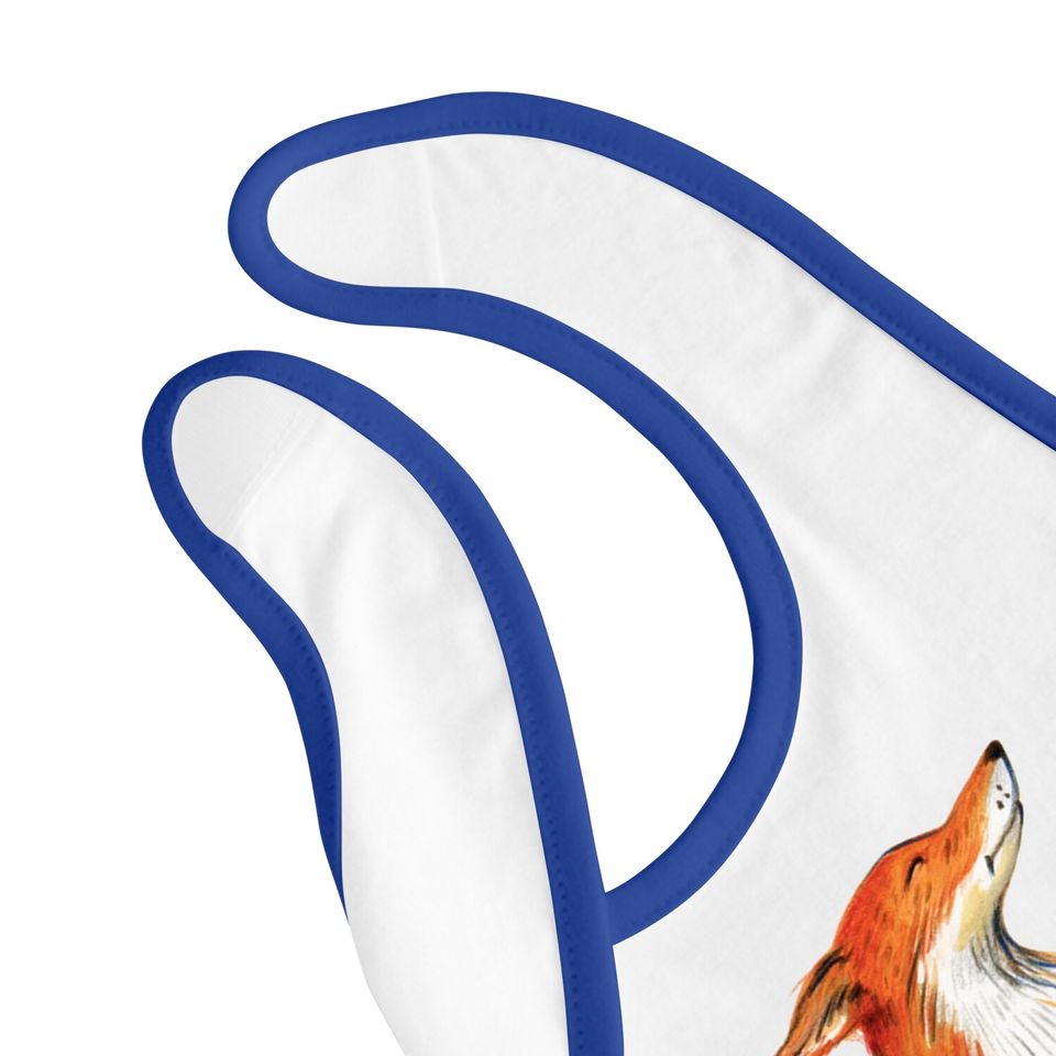 Watercolor Fox Baby Bib