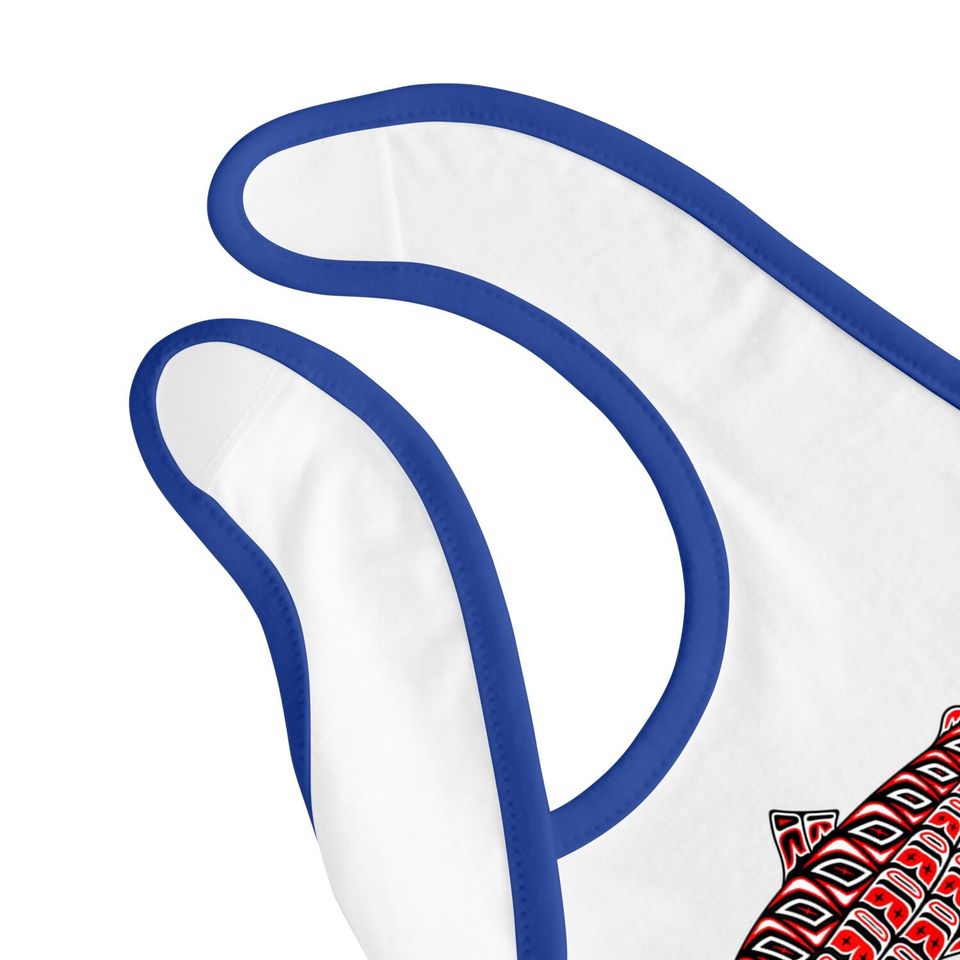Salmon Native American Indian Pacific Northwest Coast Coho Baby Bib