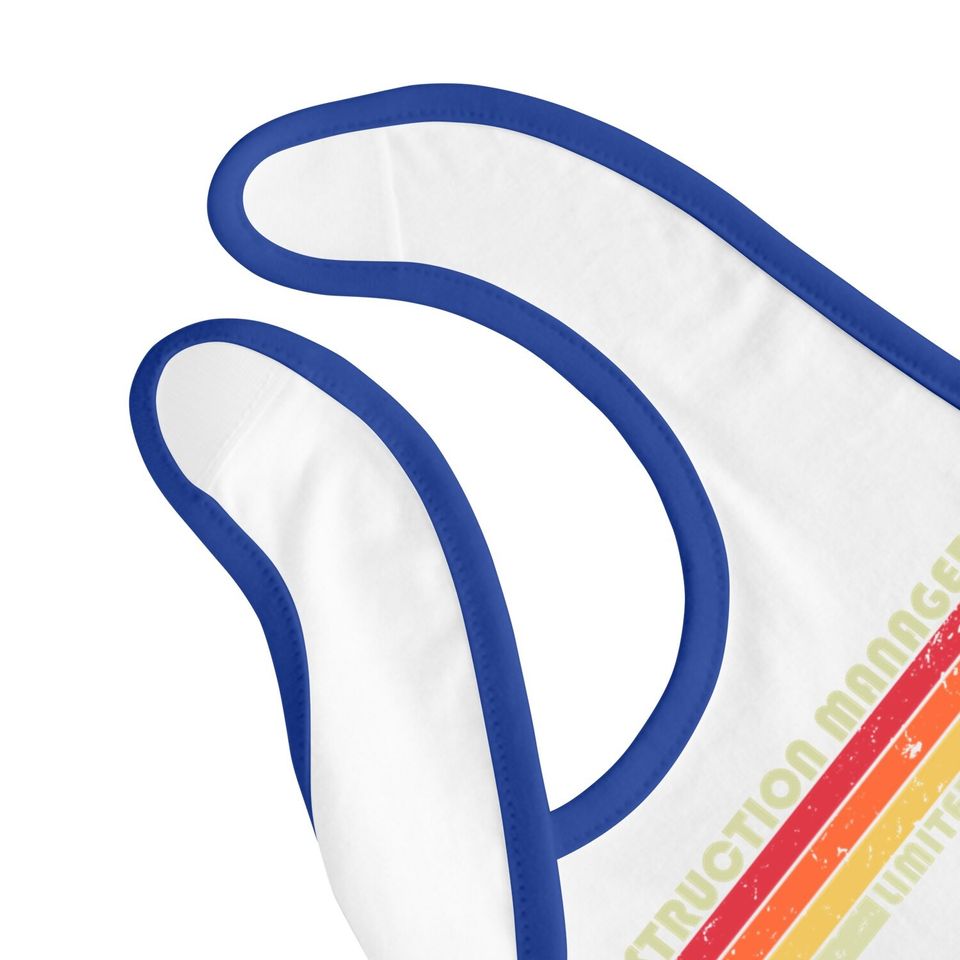 Construction Manager Baby Bib