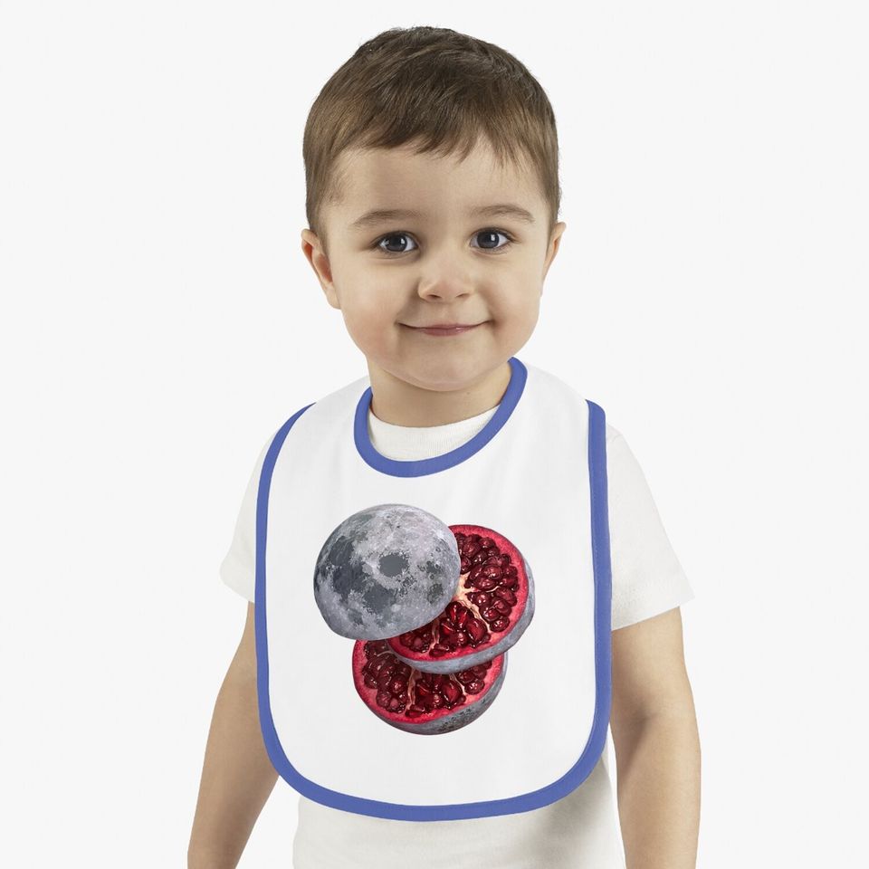 Pomegranate Moon Baby Bib