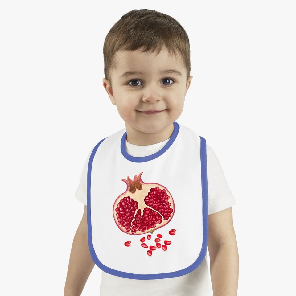 Pomegranate Lover Baby Bib