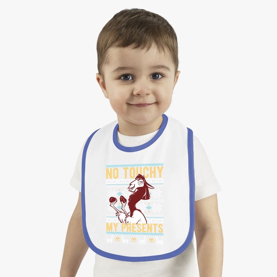 Emperor's New Groove Kuzco No Touchy Ugly Christmas Baby Bib