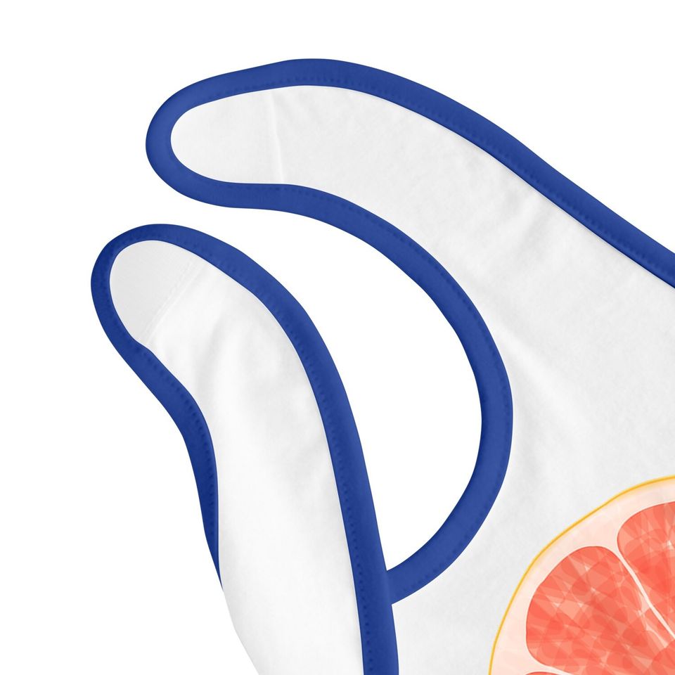 Citrus Grapefruit Fruit Costume Baby Bib