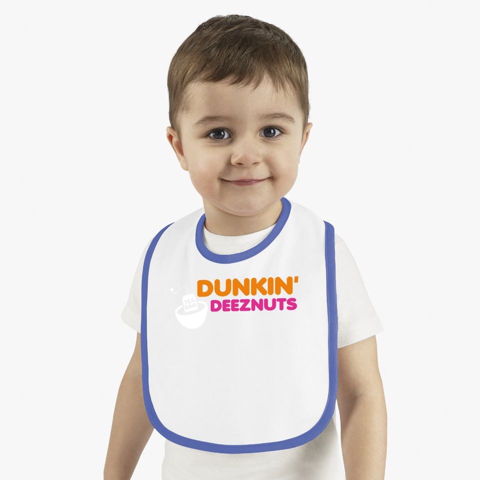 Dunkin Deez Nuts Baby Bib