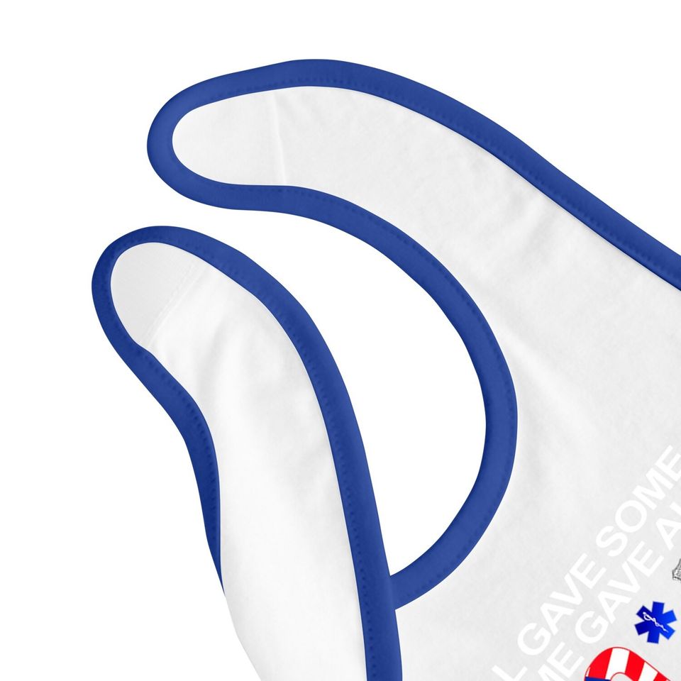 Never Forget 9-11-2001 20th Anniversary Firefighters Baby Bib