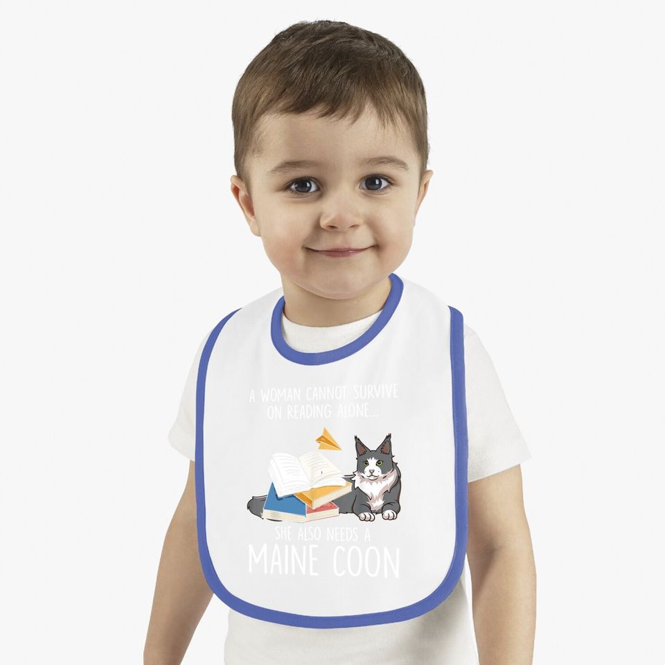 Sche Also Needs A Maine Coon Cat Baby Bib
