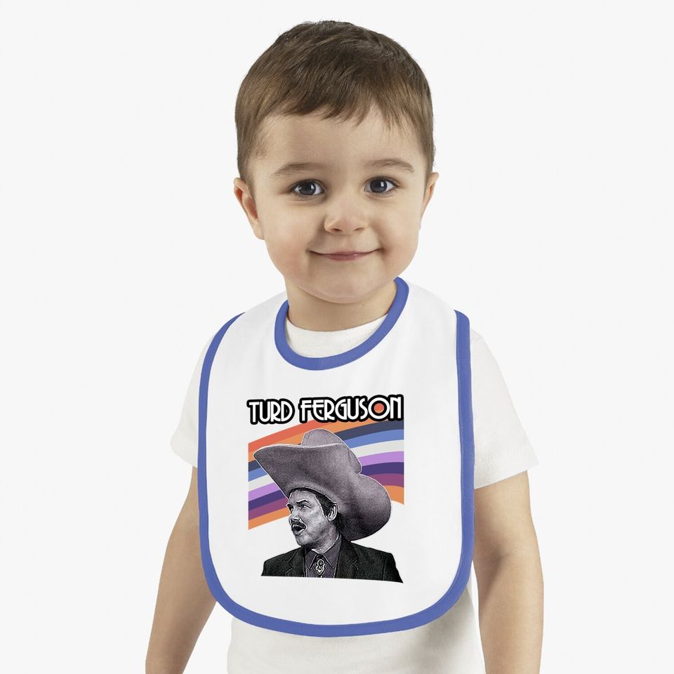Turd Ferguson Celebrity Jeopardy Retro Baby Bib